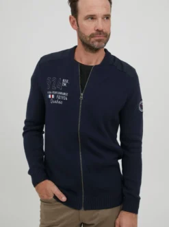 FQ1924 Herren Strickjacke - FQErland in marine