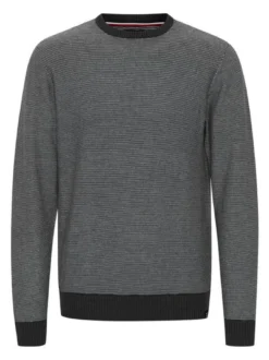 FQ1924 Herren Strickpullover - FQLeon in schwarz