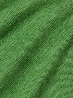 Franco Callegari Damen Strickpullover mit Cashmere-Anteil in erbse