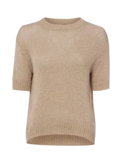 Franco Callegari Damen Strickshirt in braun