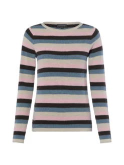 Franco Callegari Damen Strickpullover in rosa blau