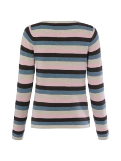 Franco Callegari Damen Strickpullover in rosa blau