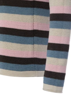 Franco Callegari Damen Strickpullover in rosa blau