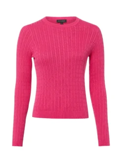 Franco Callegari Damen Strickpullover in fuchsia
