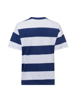 Franco Callegari Damen T-Shirt in indigo weiß