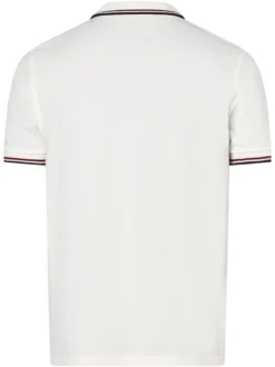 Fred Perry Herren Poloshirt in weiß - Ärmel: kurzarm
