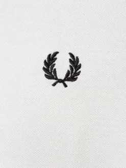 Fred Perry Herren Poloshirt in weiß - Ärmel: kurzarm