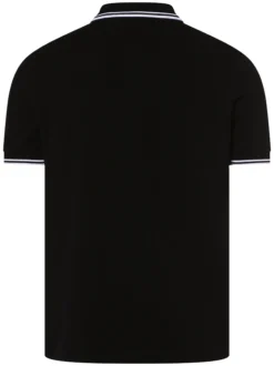Fred Perry Herren Poloshirt in schwarz - Ärmel: kurzarm