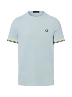 Fred Perry Herren T-Shirt in hellblau - Ärmel: kurzarm