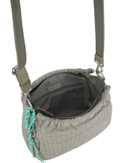 FredsBruder Damen Handtasche - Just Flow Hobo in grau