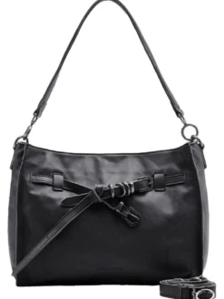 FredsBruder Damen Schultertasche - Belted With Love Shoulderbag in schwarz