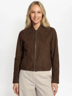 Fuchs Schmitt Damen Kunstlederjacke - Brescia in schlamm