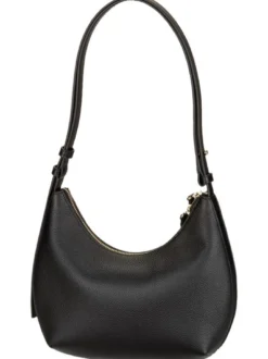 Furla Damen Schultertasche - Goccia Shoulder Bag in schwarz