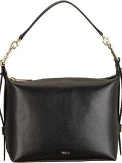 Furla Damen Schultertasche - Tonie in schwarz