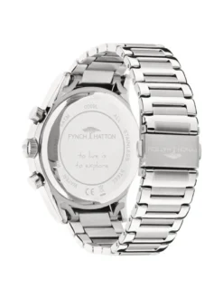 Fynch-Hatton Damen Armbanduhr - The Silver Chrono in silber