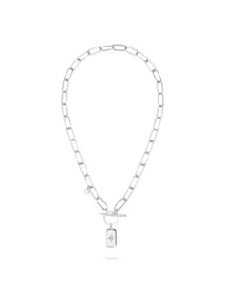 Fynch-Hatton Damen Halskette - Sparkling Star in silber