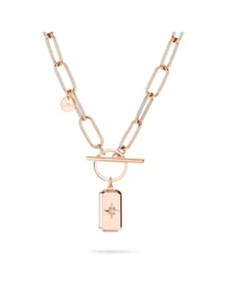 Fynch-Hatton Damen Halskette - Sparkling Star in roségold