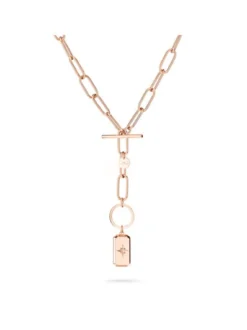Fynch-Hatton Damen Halskette - Sparkling Star in roségold