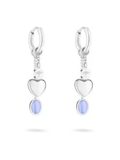 Fynch-Hatton Damen Ohrhänger - 3 Charms in silber