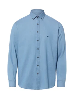 Fynch-Hatton Herren Jeanshemd in hellblau