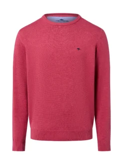 Fynch-Hatton Herren Pullover in himbeer - Ärmel: langarm
