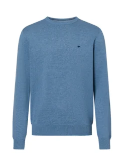 Fynch-Hatton Herren Strickpullover in hellblau