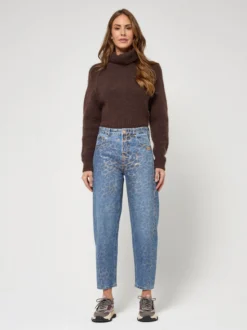 GANG Damen Jeans - 94BLAKE in blau - Länge: verkürzt