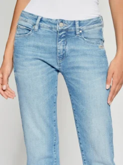 GANG Damen Jeans - 94NADIA cropped in hellblau