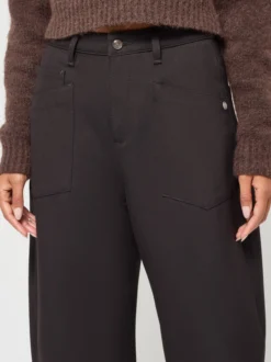 GANG Damen Jeans- 94ODINA in braun - Länge: verkürzt