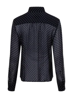 Gant Damen Bluse in marine weiß - Ärmel: langarm