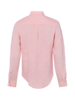 Gant Damen Leinenbluse in rosa - Ärmel: langarm