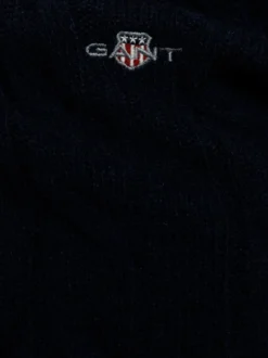 Gant Damen Strickpullover aus Lammwolle in marine