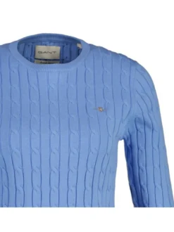 Gant Damen Strickpullover in blau - Ausschnitt: Rundhals