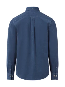 Gant Herren Cordhemd in indigo - Ausschnitt: Button-Down