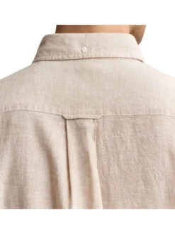 Gant Herren Hemd in beige - Ärmel: langarm