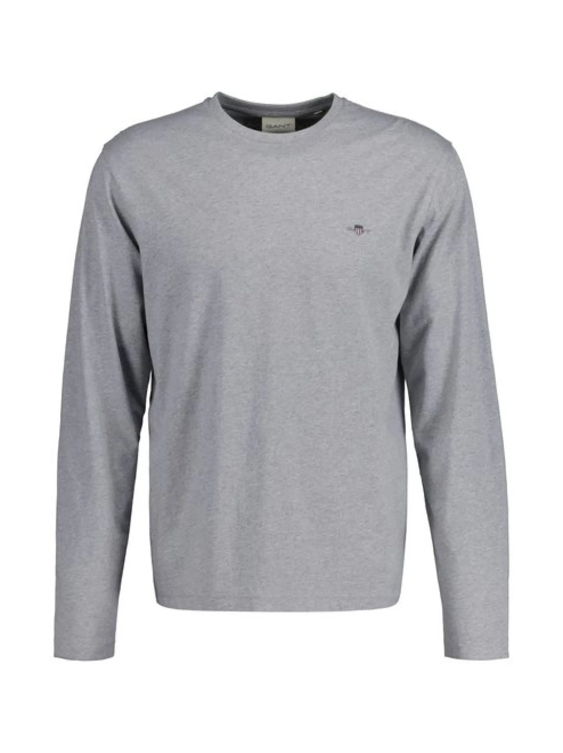 Gant Herren Longsleeve in grau - Ausschnitt: Rundhals
