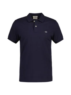 Gant Herren Poloshirt in blau - Ausschnitt: Polokragen