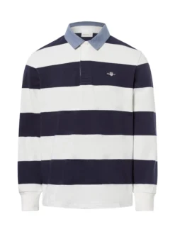 Gant Herren Poloshirt in ecru - Ausschnitt: Polokragen