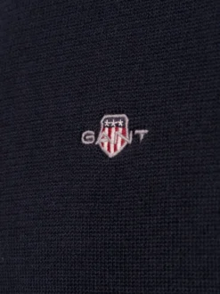 Gant Herren Strickjacke in marine - Ärmel: langarm