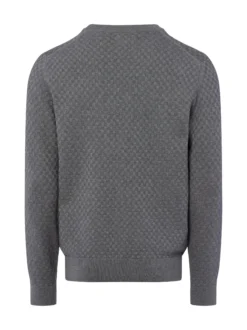 Gant Herren Strickpullover in grau - Ärmel: langarm