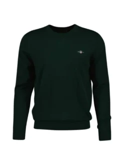 Gant Herren Strickpullover in grün - Ärmel: langarm