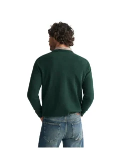 Gant Herren Strickpullover in grün - Ärmel: langarm