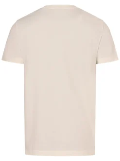 Gant Herren T-Shirt in beige - Ausschnitt: Rundhals