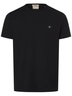 Gant Herren T-Shirt in marine - Ausschnitt: Rundhals