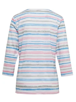 Goldner Damen 3/4-Arm-Shirts in weiß - Ärmel: 3/4 Arm