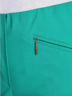 Goldner Damen Capri- & 7/8-Hosen - Kurzgröße in grün