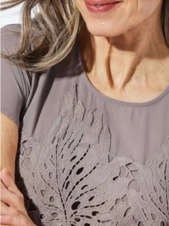 Goldner Damen Festliche Kleider in taupe