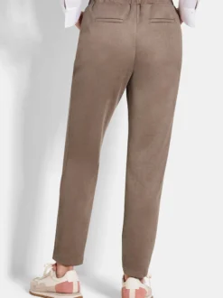Goldner Damen Hosen in taupe