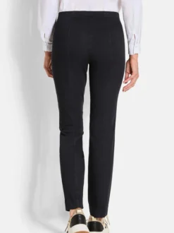Goldner Damen Hosen - Kurzgröße in schwarz