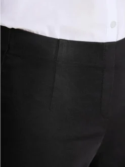 Goldner Damen Hosen - Kurzgröße in schwarz